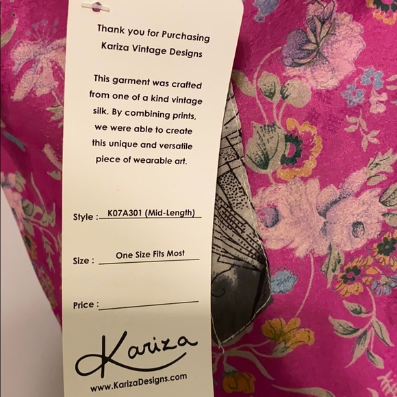 KARIZA silk-rayon versatile wrap dress/skirt - Picture 7 of 8